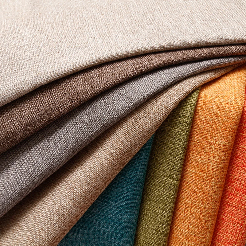 Thick Coarse Organic Linen Fabric Textile