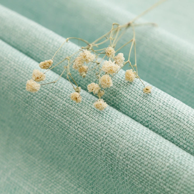 Thick Coarse Organic Linen Fabric Textile