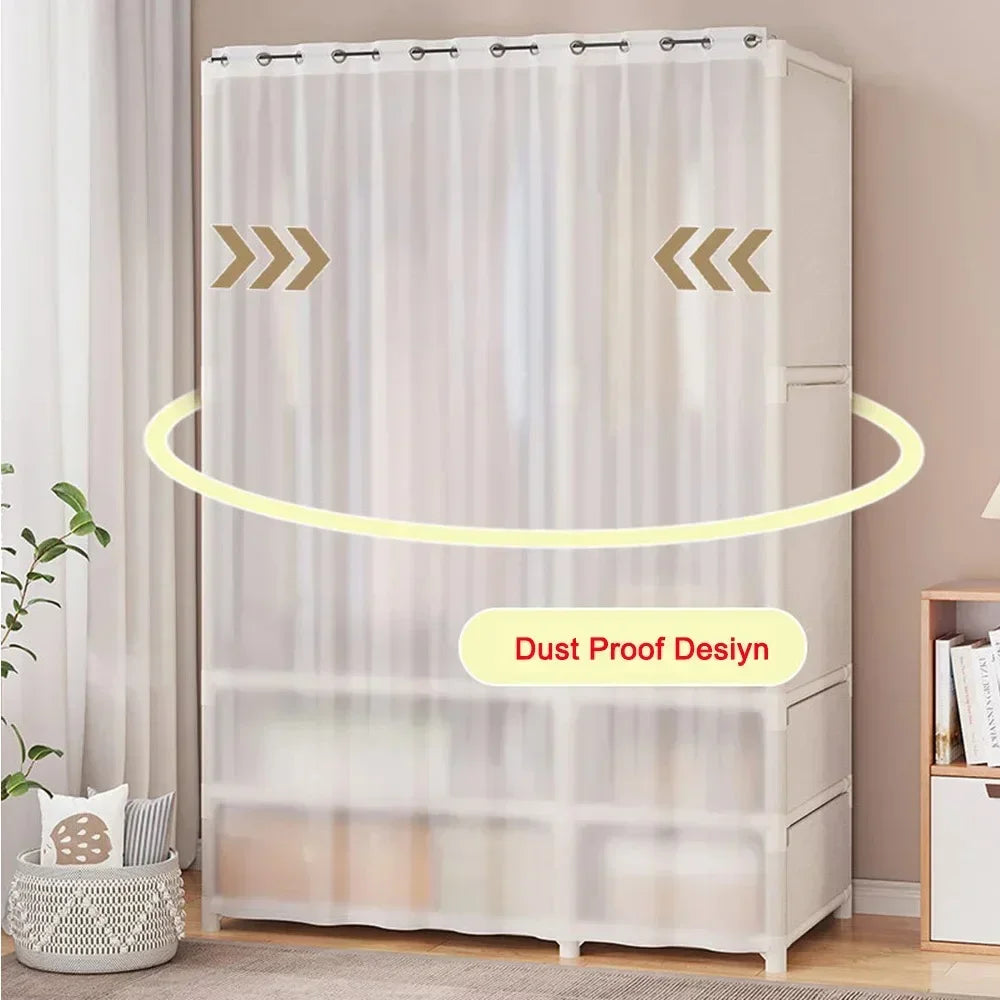 Simple Wardrobe Dustproof Storage