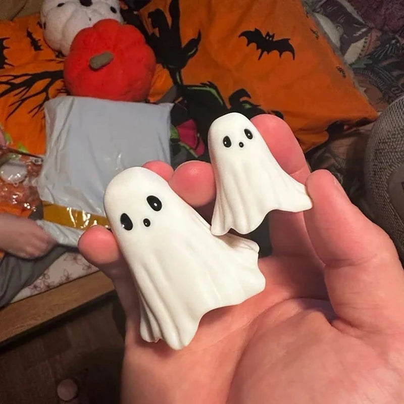 Middle Finger Cute Ghost Statue