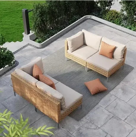 Garden Sofas Wicker Patio Furniture Set