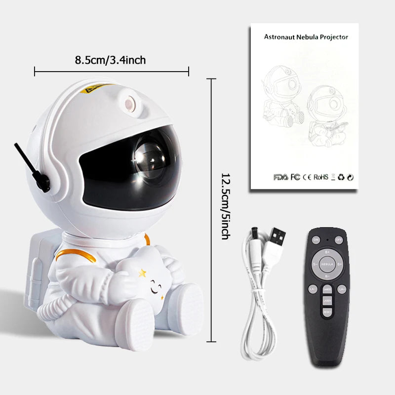 Astronaut Space Star Projector Galaxy Night Light