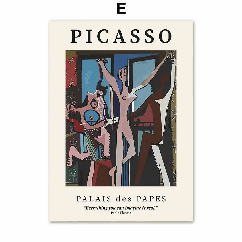 Picasso Posters World Famous Painter Wall Art Decoration