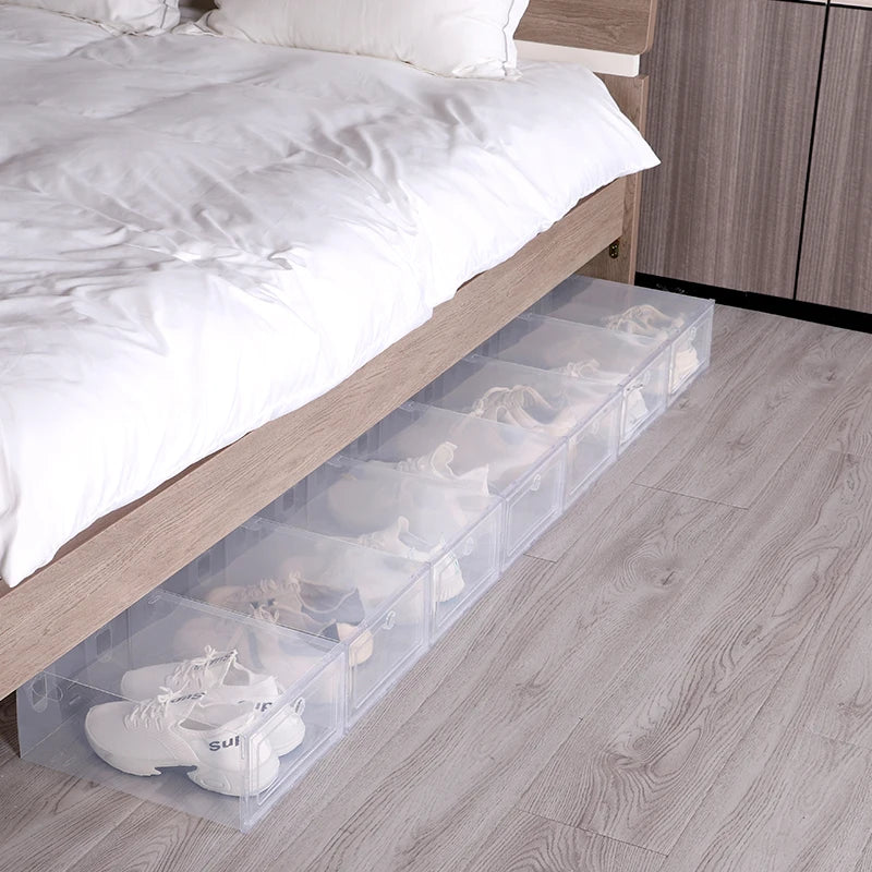 Plastic Shoes Case Thickened Transparent Drawer Case