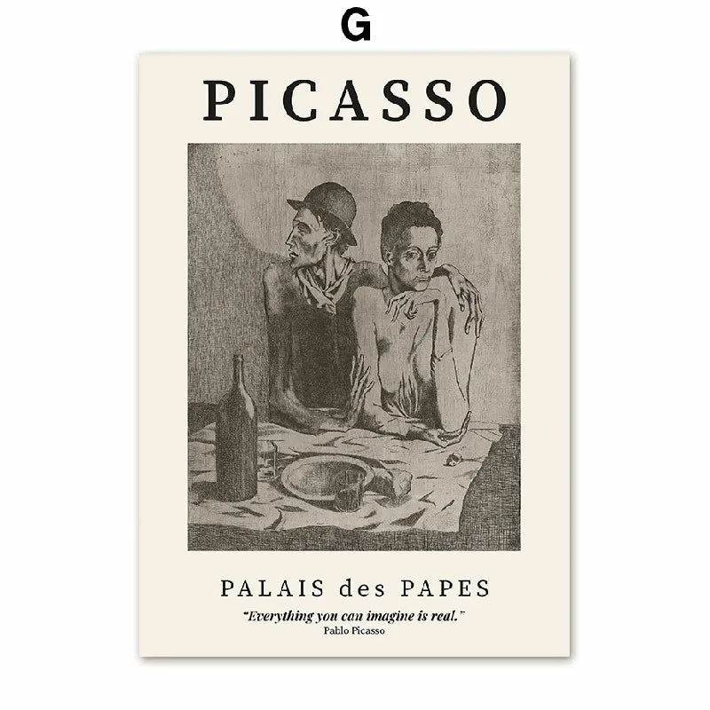 Picasso Posters World Famous Painter Wall Art Decoration