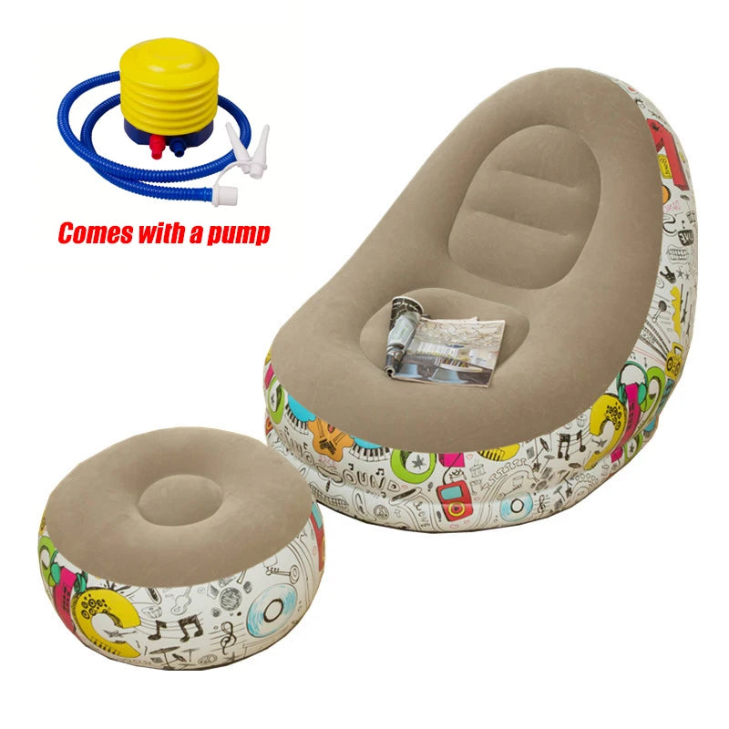 Lazy BeanBag Sofas Cover Chair No Filler Lounger Seat Bean Bag Pouf Puff Couch Tatami Living Room High Quality Inflatable Bed