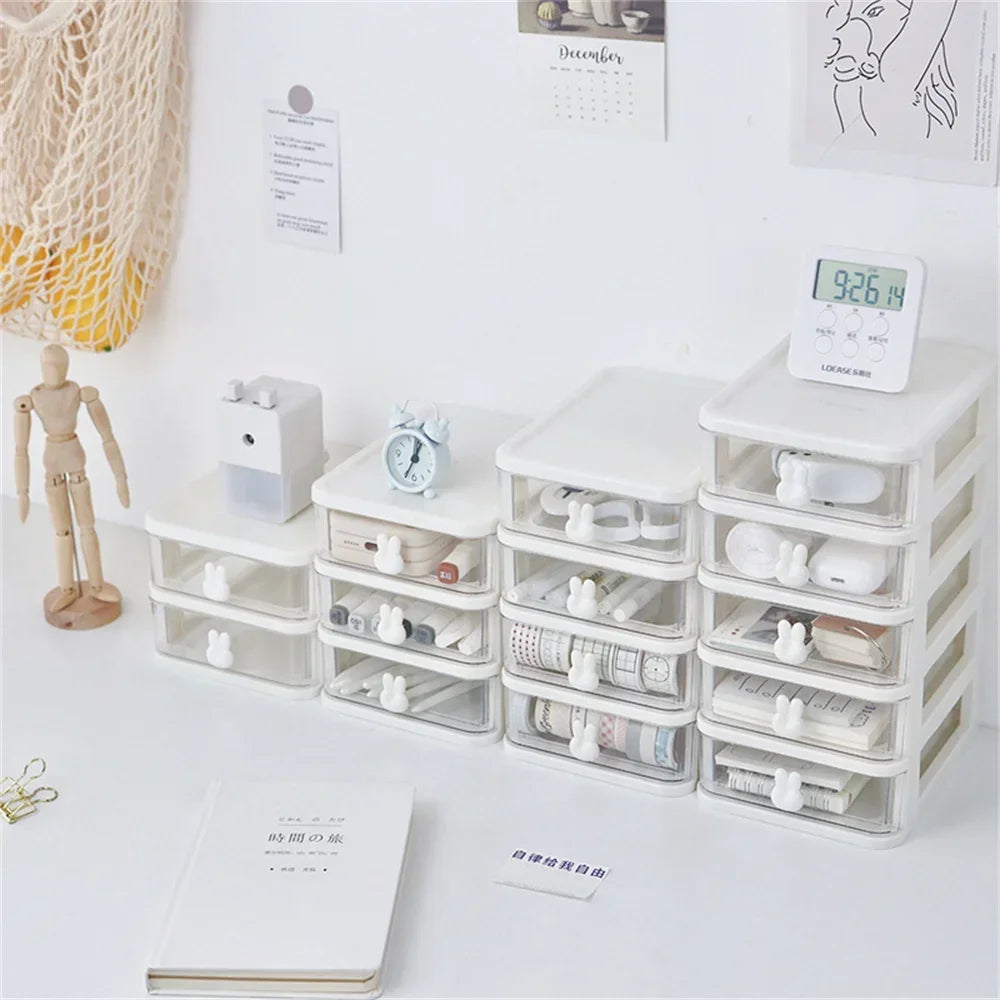 Desktop Cosmetic Storage Box Organizer