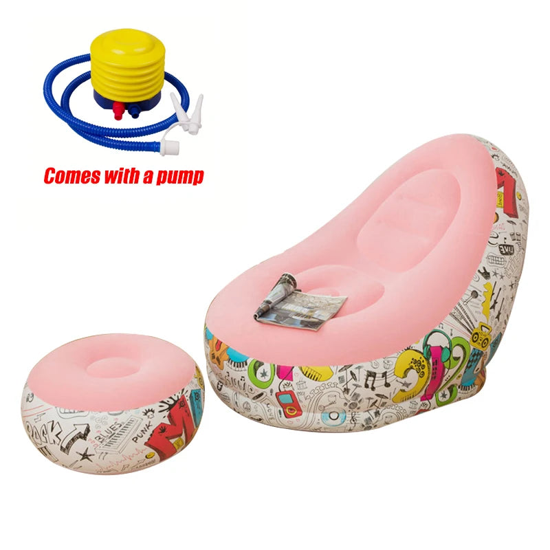 Lazy BeanBag Sofas Cover Chair No Filler Lounger Seat Bean Bag Pouf Puff Couch Tatami Living Room High Quality Inflatable Bed