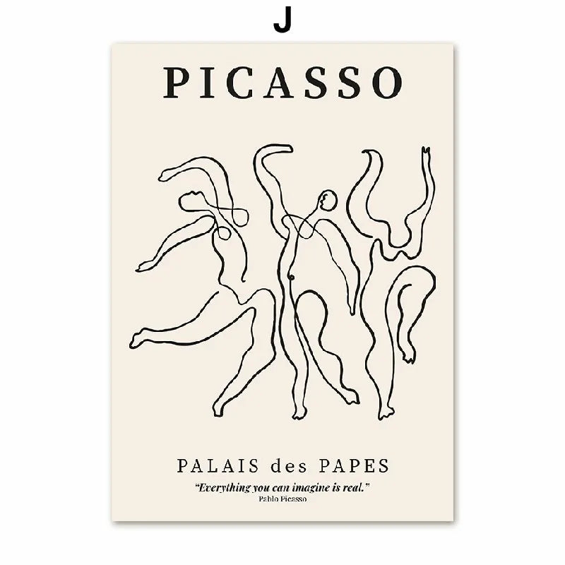 Picasso Posters World Famous Painter Wall Art Decoration