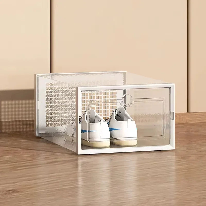 Collapsible Shoe Box Dustproof Organizer