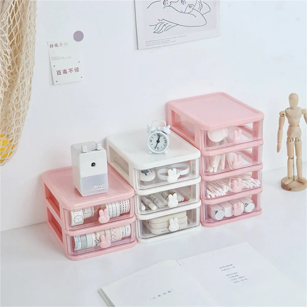 Desktop Cosmetic Storage Box Organizer