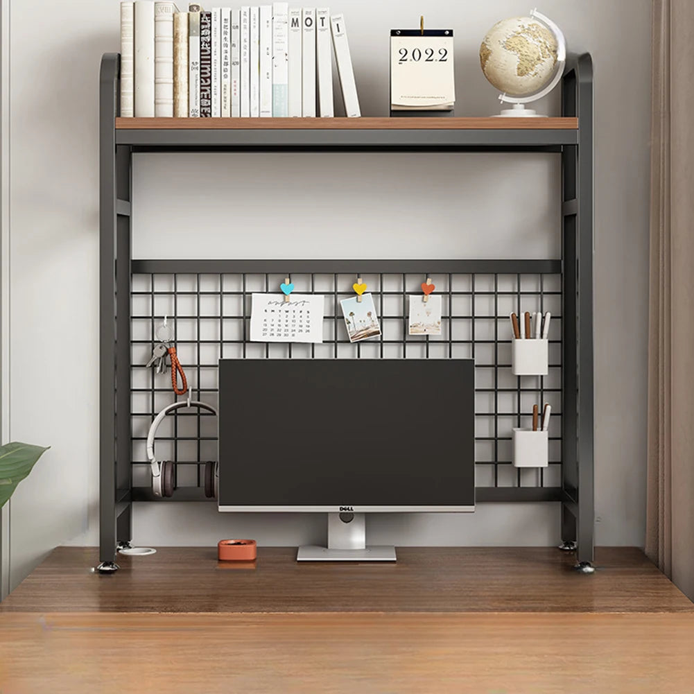 Multi-Layer Bookshelf Storage Organizer