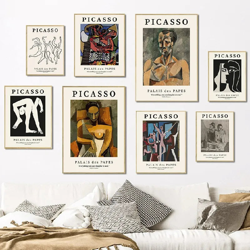 Picasso Posters World Famous Painter Wall Art Decoration