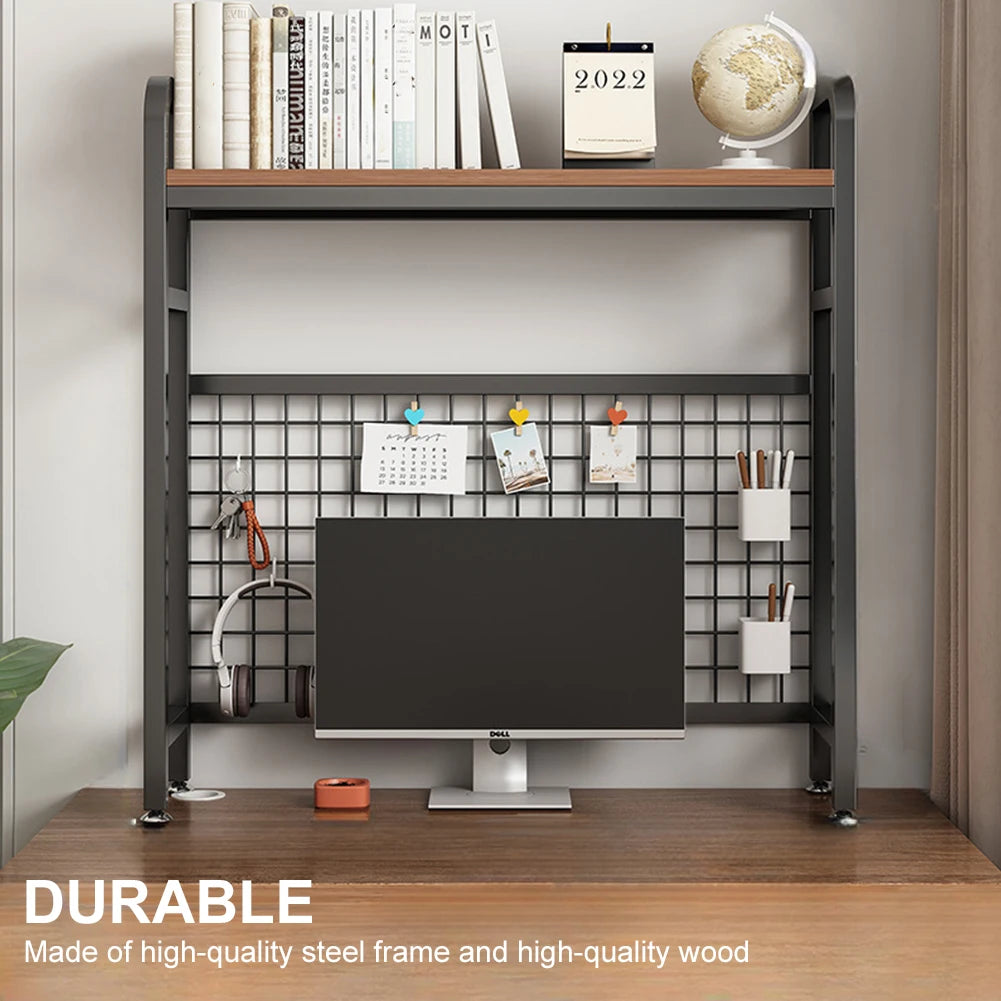 Multi-Layer Bookshelf Storage Organizer