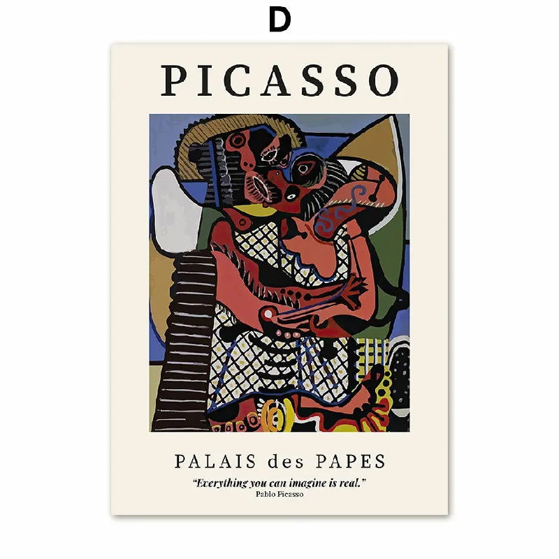 Picasso Posters World Famous Painter Wall Art Decoration