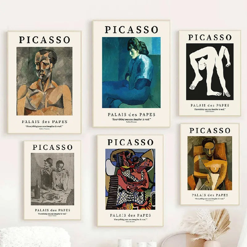 Picasso Posters World Famous Painter Wall Art Decoration