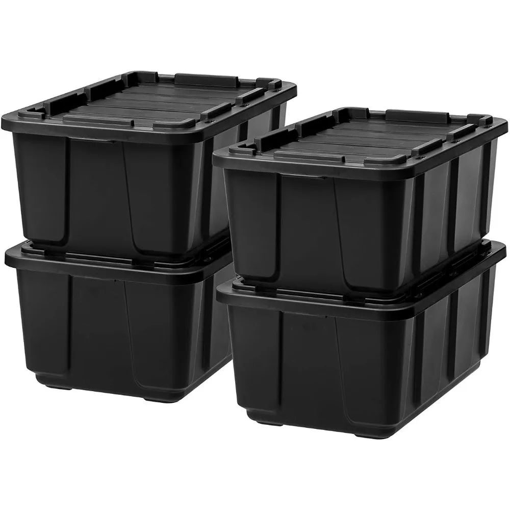 IRIS USA 27 Gallon Large Heavy-Duty Storage Plastic Tote