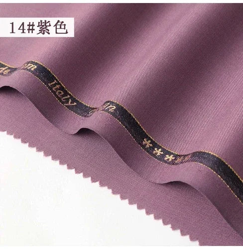 Wool Suit Fabric High Quality High Count Twill Sewing Fabric