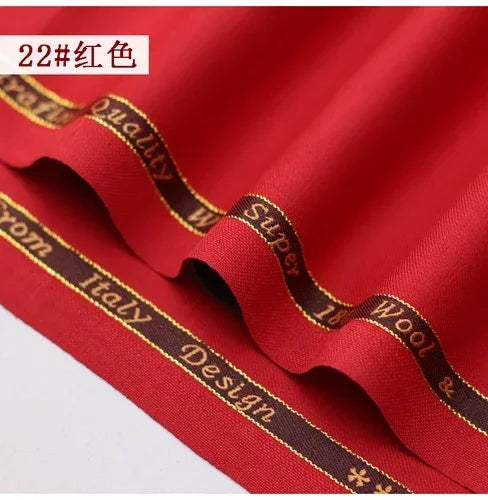 Wool Suit Fabric High Quality High Count Twill Sewing Fabric