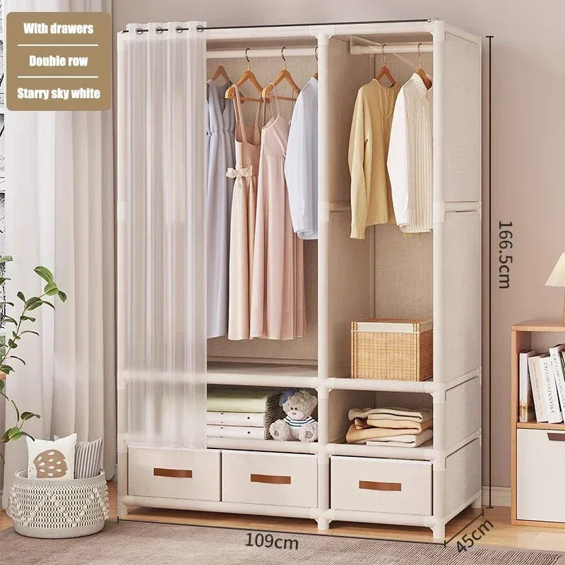 Simple Wardrobe Dustproof Storage