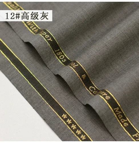 Wool Suit Fabric High Quality High Count Twill Sewing Fabric