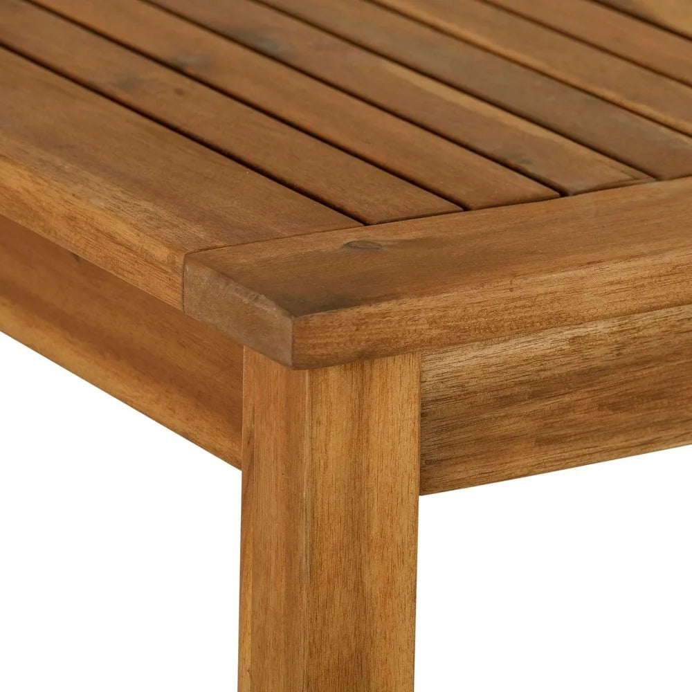 Furniture Dominica Contemporary Slatted Outdoor Dining Table