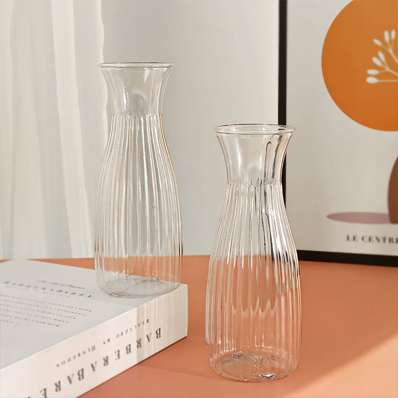 Transparent Plastic Flower Vase