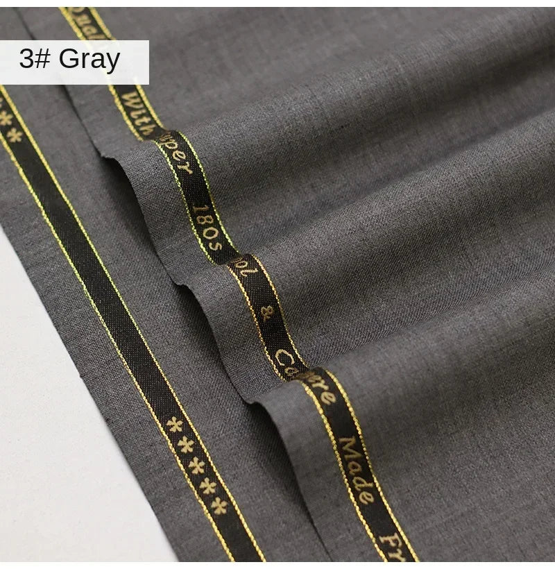 Wool Suit Fabric High Quality High Count Twill Sewing Fabric