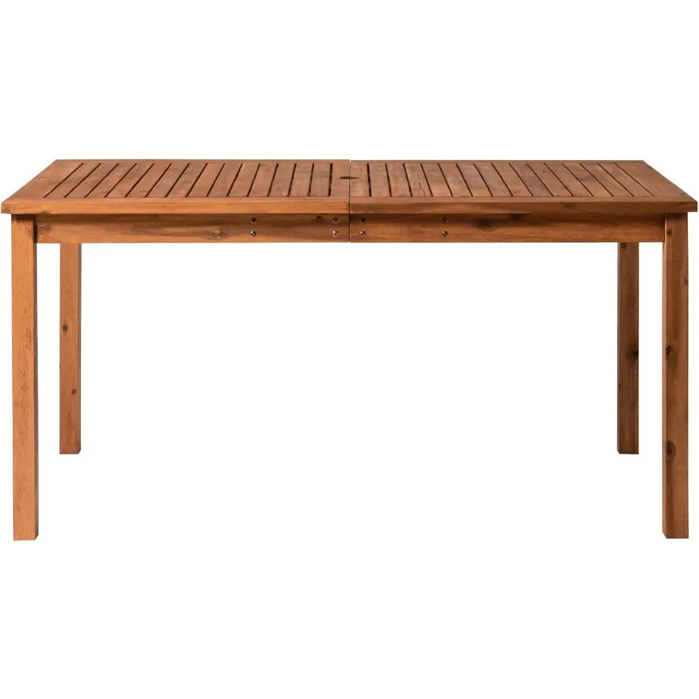 Furniture Dominica Contemporary Slatted Outdoor Dining Table