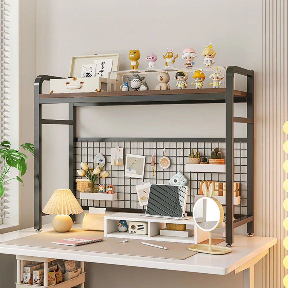 Multi-Layer Bookshelf Storage Organizer