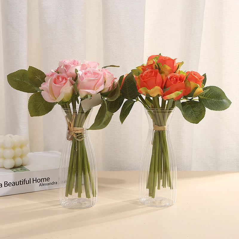 Transparent Plastic Flower Vase