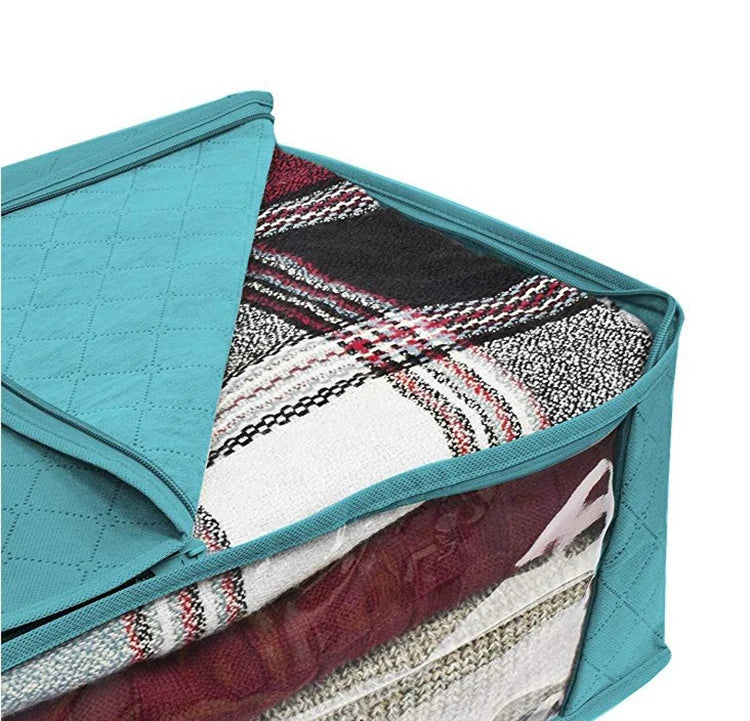 Folding Non Woven Fabric Quilts Clothes Organizer Case