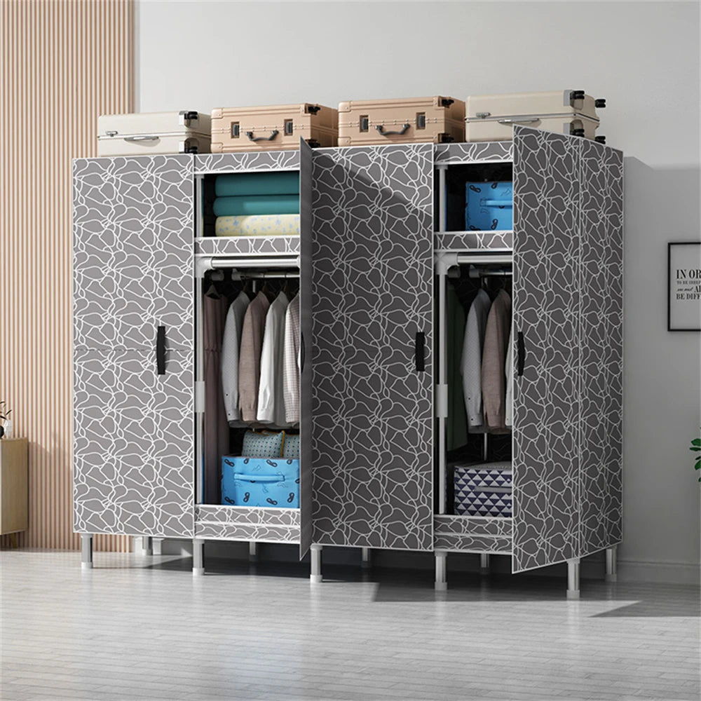 LEEGOHOME Wardrobes Closet Cloth Bedroom Furniture