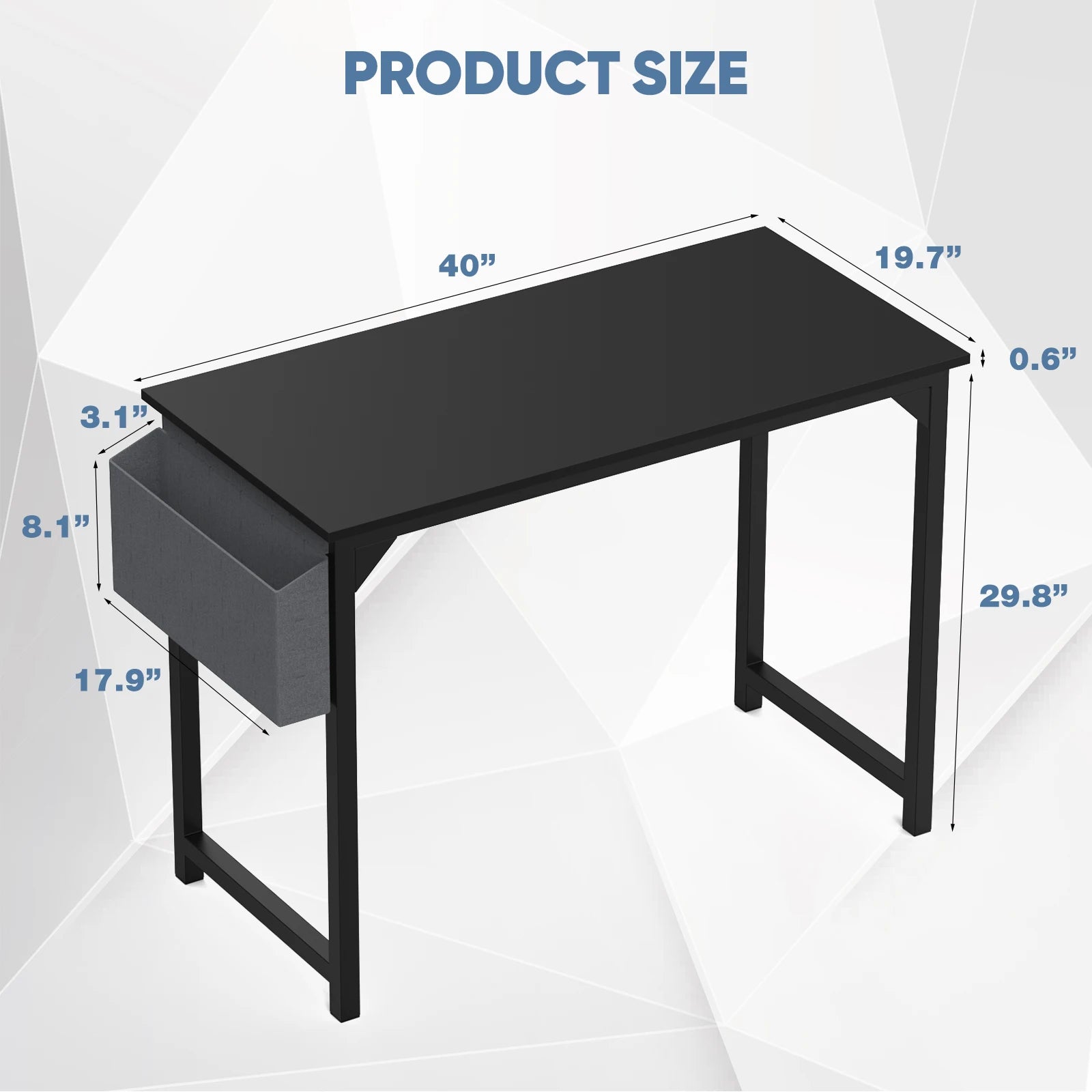 JHK Computer Desk Writing Study Office Gaming Table