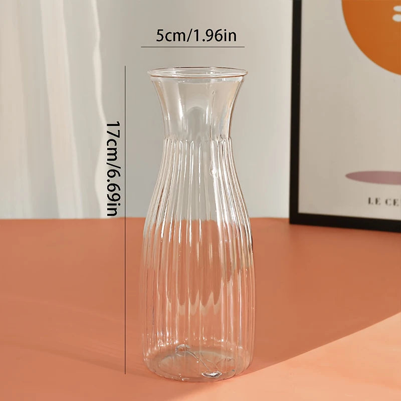 Transparent Plastic Flower Vase