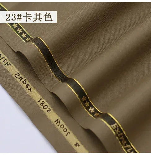 Wool Suit Fabric High Quality High Count Twill Sewing Fabric