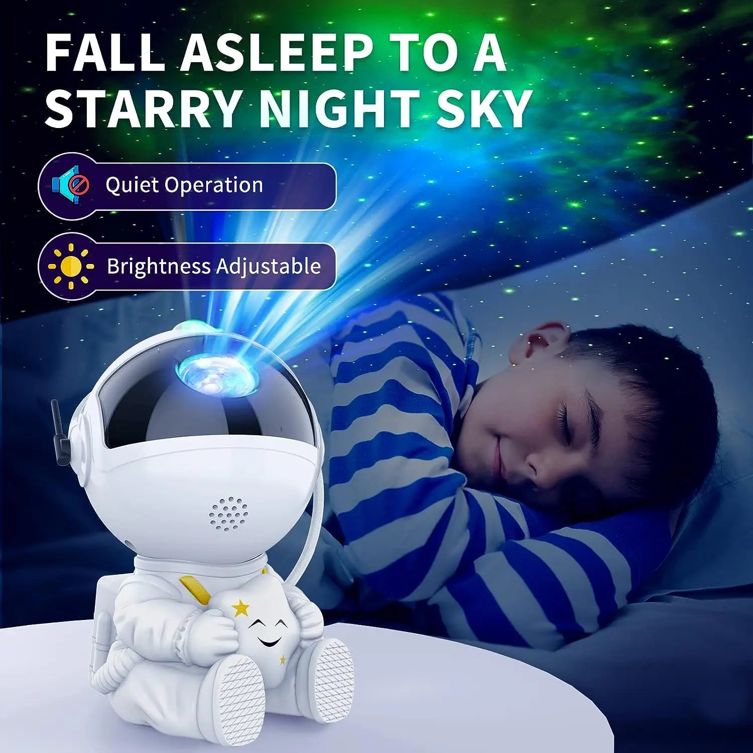 Astronaut Space Star Projector Galaxy Night Light