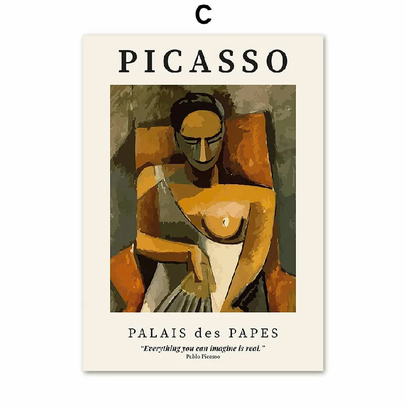 Picasso Posters World Famous Painter Wall Art Decoration