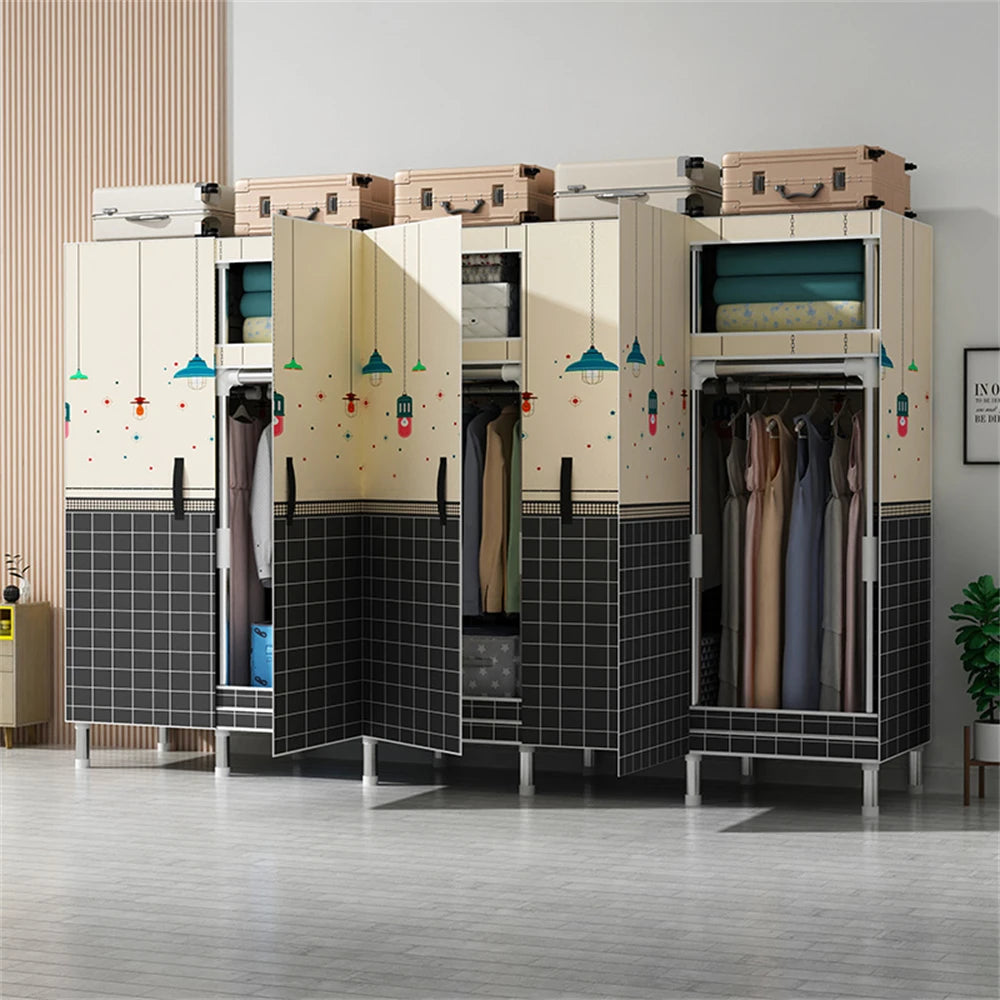 LEEGOHOME Wardrobes Closet Cloth Bedroom Furniture